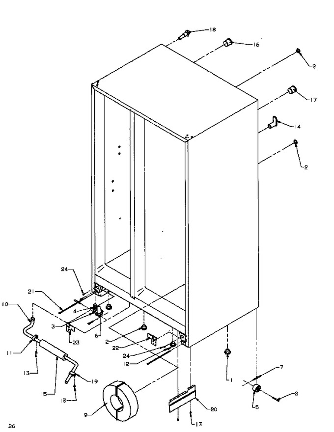 Diagram for SBD20Q2W (BOM: P1162512W W)