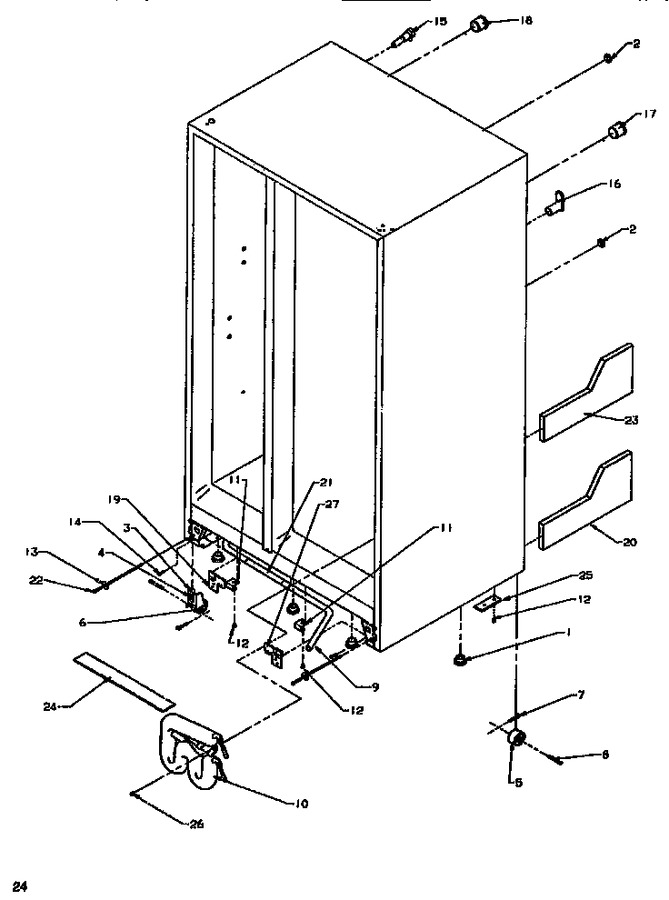 Diagram for SRDE520SBW (BOM: P1183102W W)