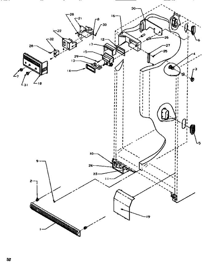 Diagram for SBDT520SW (BOM: P1185101W W)