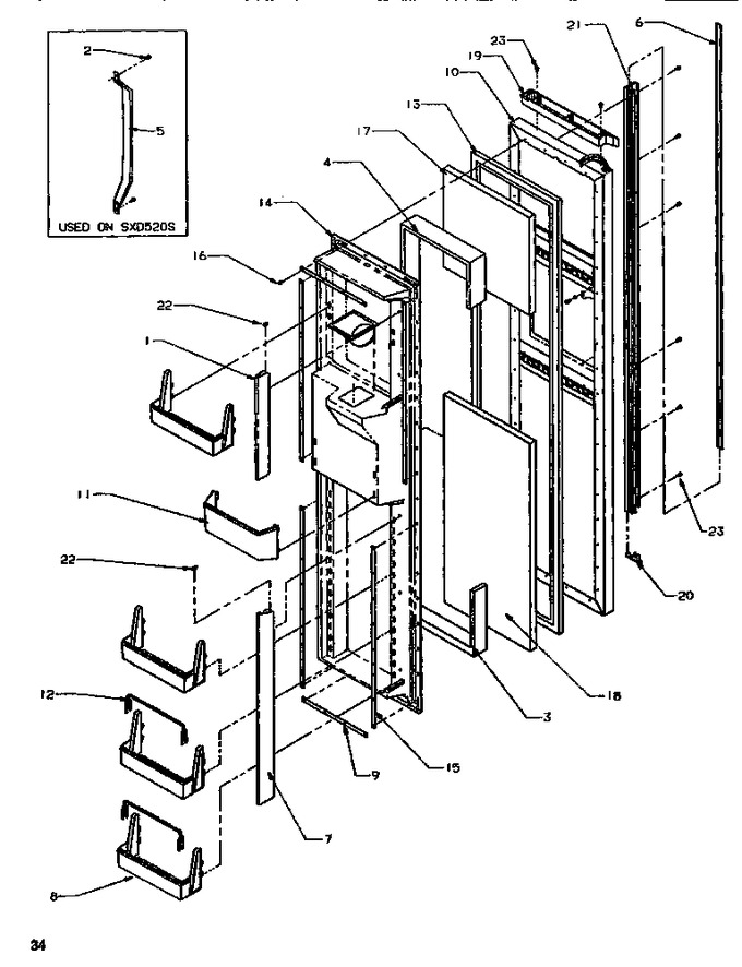 Diagram for SRD520SE (BOM: P1186301W E)