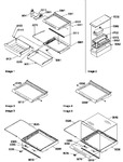 Diagram for 14 - Shelves, Deli, And Crisper Assemblies