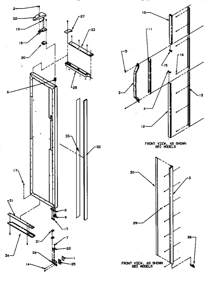 Diagram for SRI25S2W (BOM: P1194001W W)