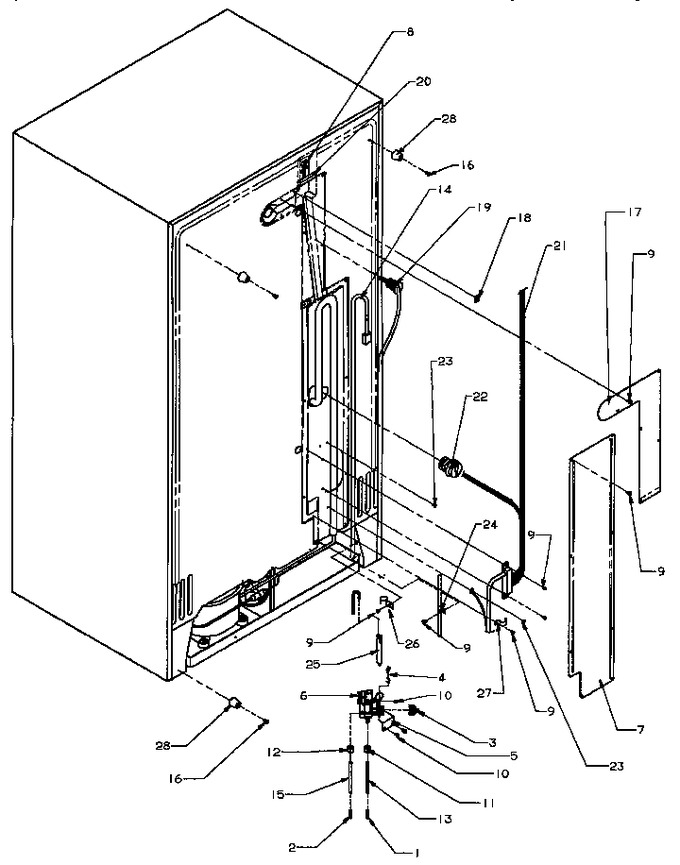 Diagram for SCD25N2W (BOM: P1181319W W)