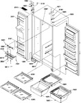 Diagram for 11 - Ref/fz Shelves, Lights, And Hinges