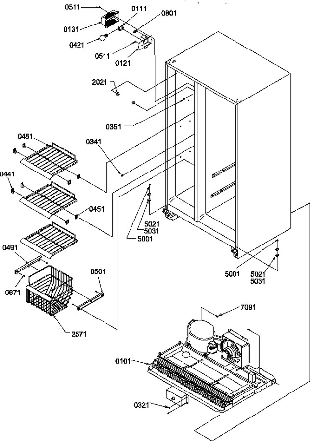 Diagram for SCD25TL (BOM: P1190422W L)