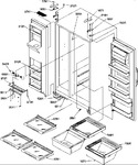 Diagram for 11 - Ref/fz Shelves, Lights, And Hinges