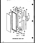 Diagram for 09 - Ref Door Assy