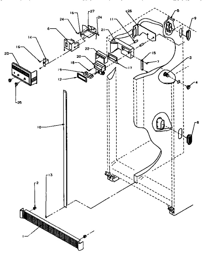 Diagram for SS21SW (BOM: P1193801W W)