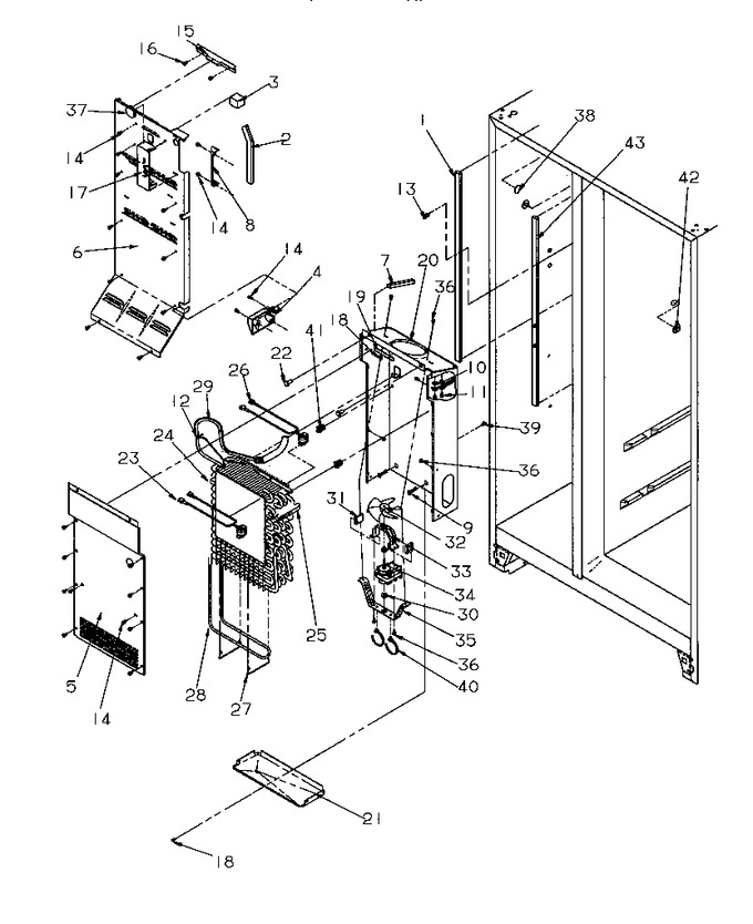 Diagram for SG521SBW (BOM: P1197001W W)