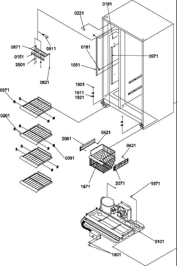 Diagram for SG521SBW (BOM: P1197002W W)