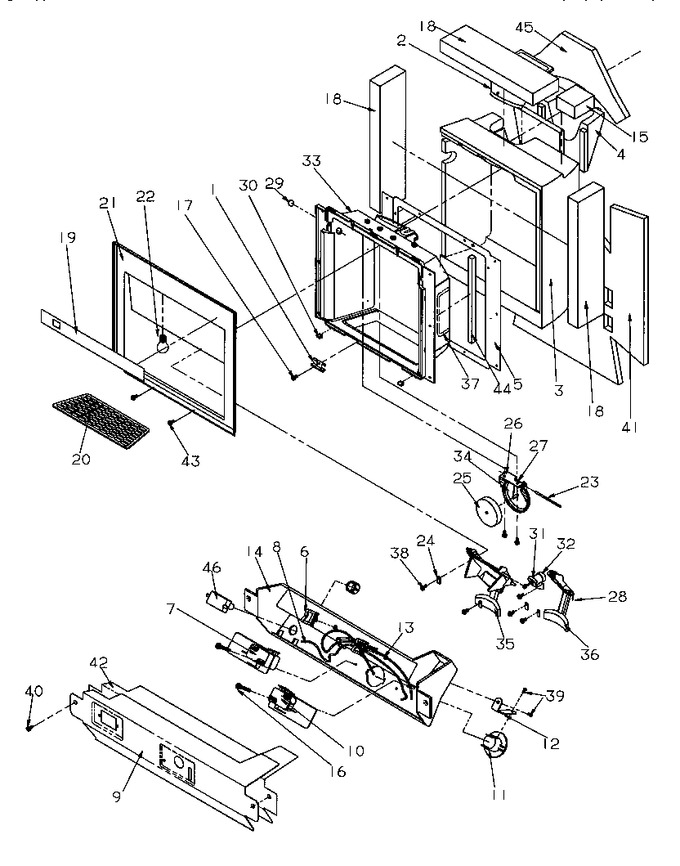 Diagram for SGD521SBW (BOM: P1197101W W)