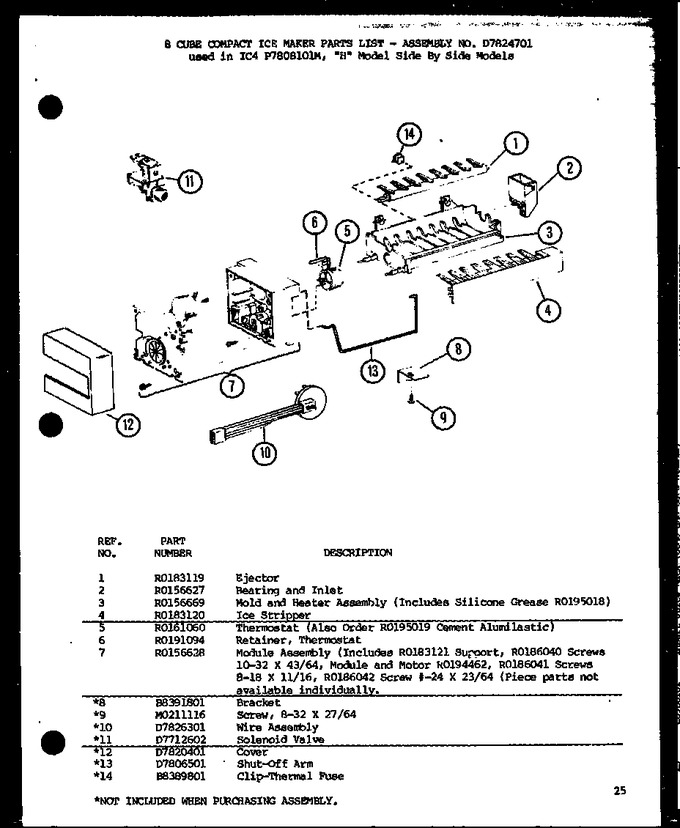 Diagram for SL25H (BOM: P7836008W)