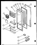 Diagram for 12 - Ref Door