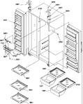 Diagram for 10 - Ref\fz Shelves, Lights, And Hinges