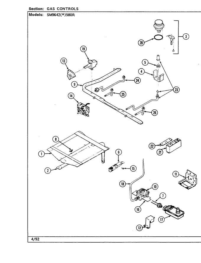 Diagram for SM9642W580R