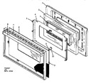 Diagram for 06 - Oven Door Assy