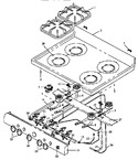 Diagram for 06 - Oven Top Burner Assy