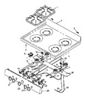 Diagram for 04 - Open Top Burner Assy