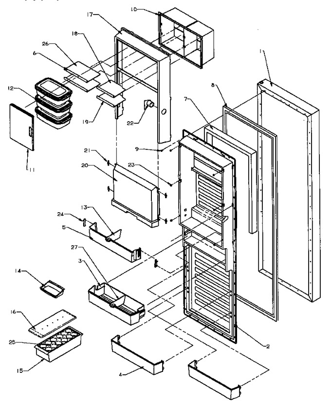 Diagram for SPD25AW (BOM: P1162435W W)