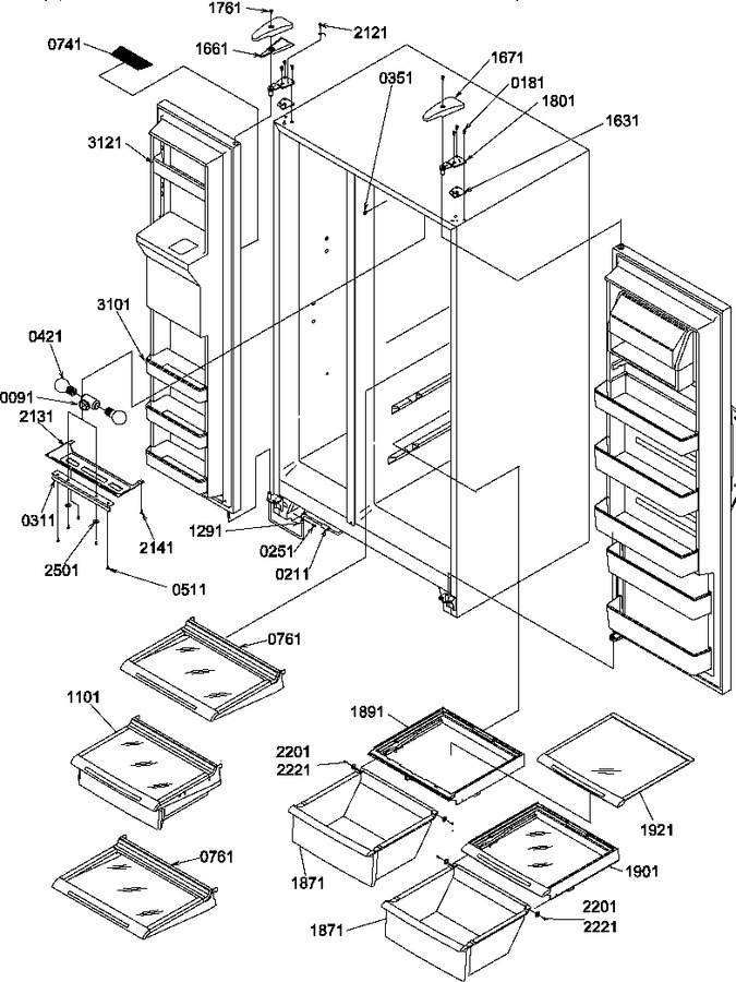 Diagram for SPD25TW (BOM: P1303505W W)