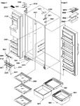 Diagram for 11 - Ref/fz Shelves, Lights, And Hinges