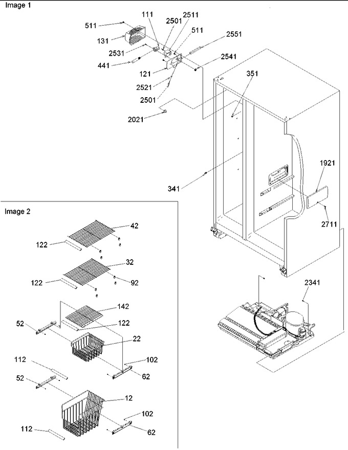 Diagram for SRD522VW (BOM: P1320301W W)