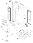 Diagram for 12 - Refrigerator/freezer Lights And Hinges