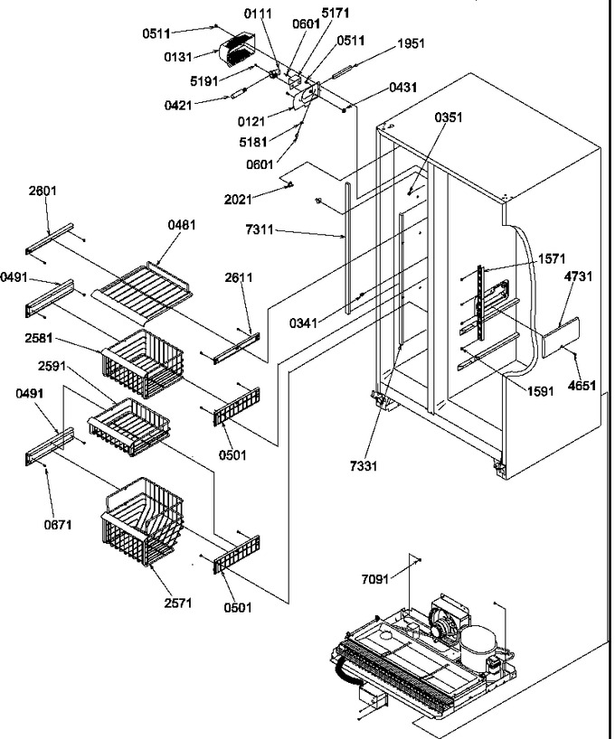 Diagram for SRD526TW (BOM: P1313401W W)