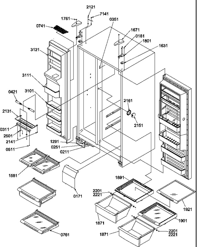 Diagram for SRD526TW (BOM: P1313401W W)