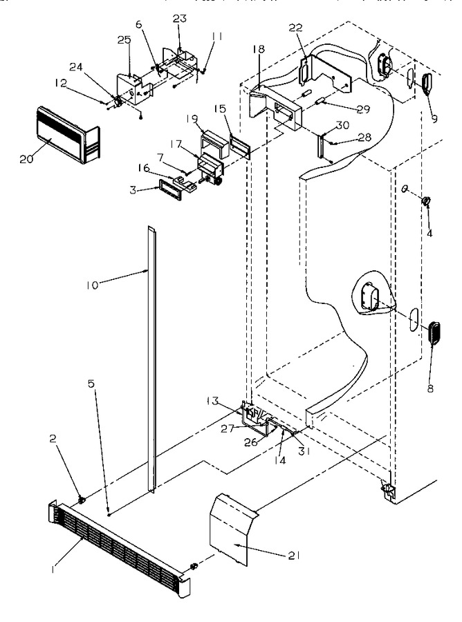 Diagram for SRDE27S3W (BOM: P1190601W W)