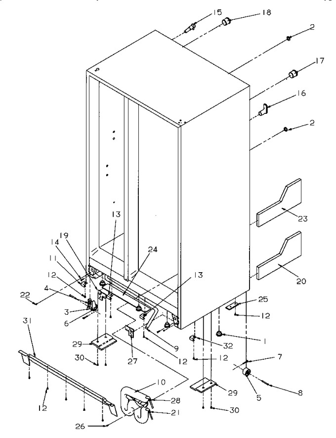 Diagram for SRDE27S3W (BOM: P1190601W W)