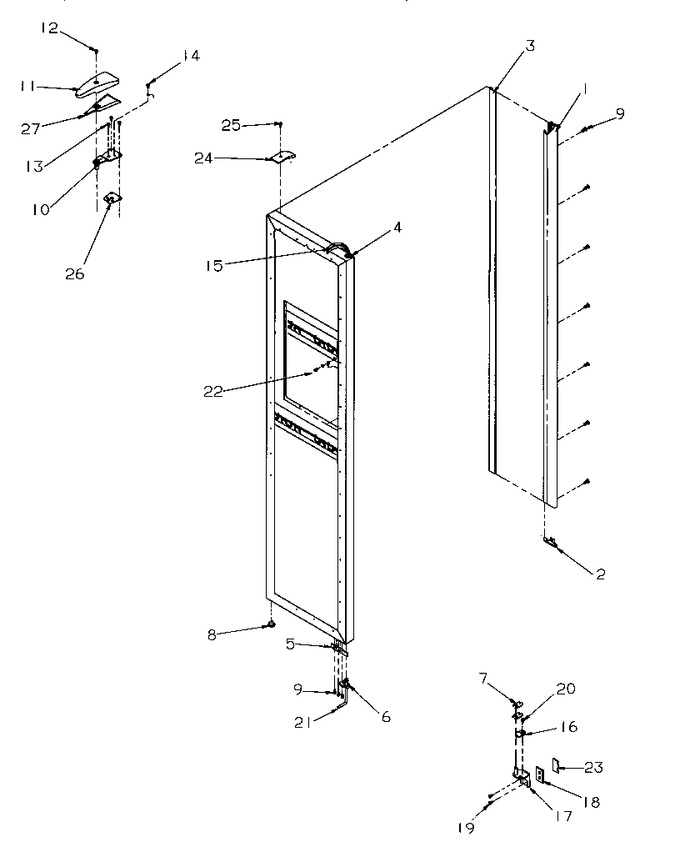 Diagram for SRDE27S3W (BOM: P1190601W W)