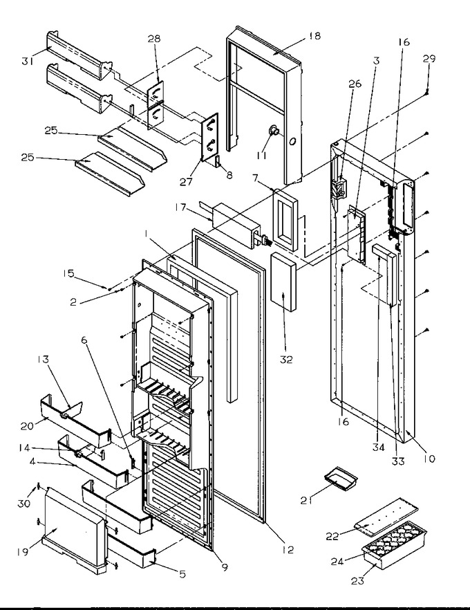 Diagram for SRDE327S3W (BOM: P1184903W)