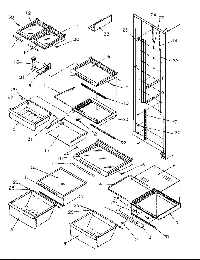 Diagram for SRDE327S3W (BOM: P1184903W)