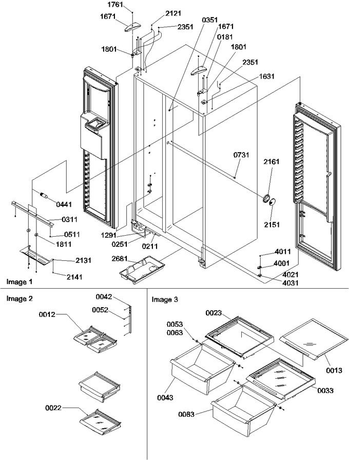 Diagram for SRDE522VW (BOM: P1320304W W)