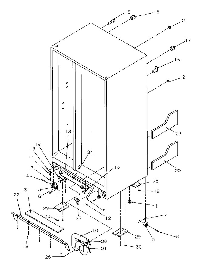 Diagram for SRDE528SW (BOM: P1184901W W)