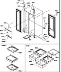 Diagram for 11 - Ref/fz Lights, Hinges, And Shelving Assy