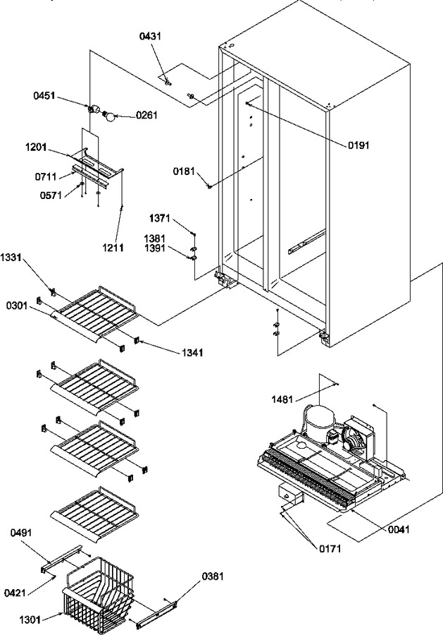 Diagram for SS21SL (BOM: P1193802W L)