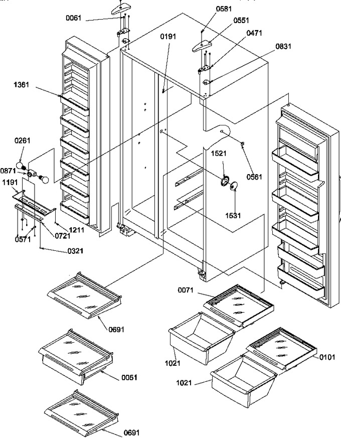 Diagram for SS21SW (BOM: P1193802W W)