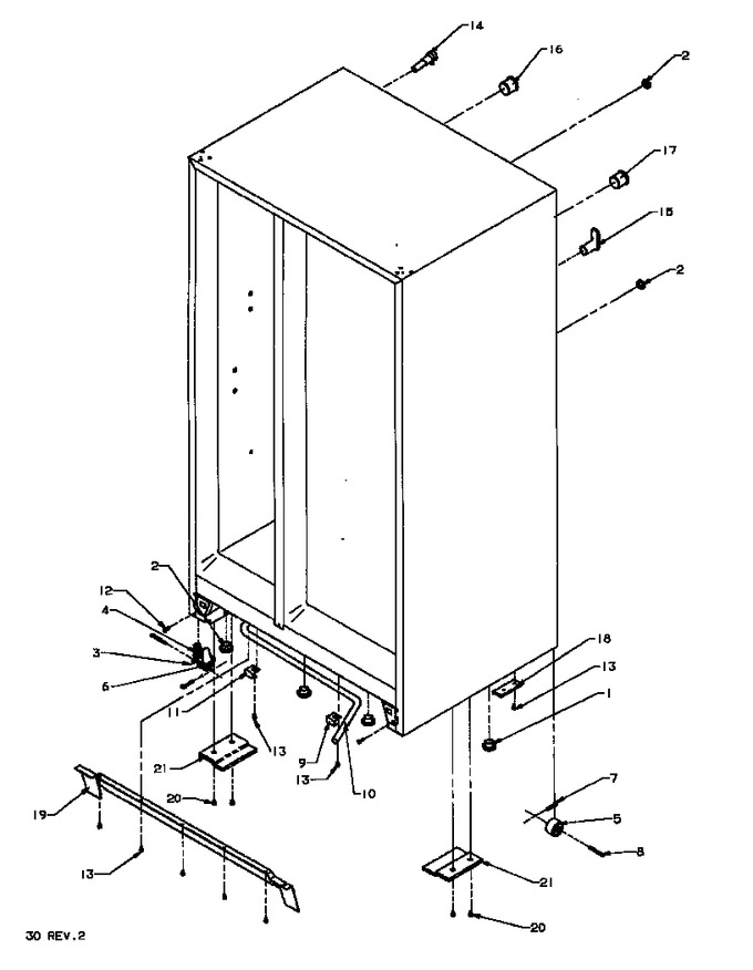 Diagram for SX19NW (BOM: P1168702W W)