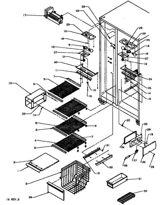 Diagram for SX25NE (BOM: P1162708W E)