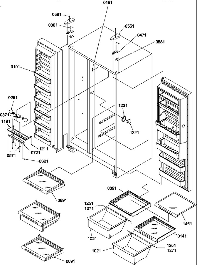 Diagram for SS25TE (BOM: P1194004W E)