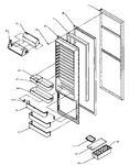 Diagram for 12 - Ref Door