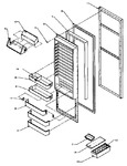 Diagram for 13 - Ref Door