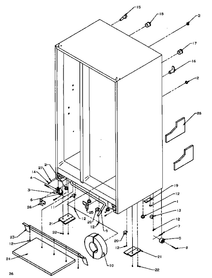 Diagram for SSD25N5W (BOM: P1178903W W)