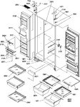 Diagram for 12 - Ref/fz Shelves, Lights, And Hinges