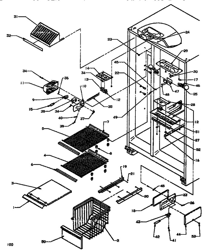 Diagram for SSD522NBW (BOM: P1181001W W)