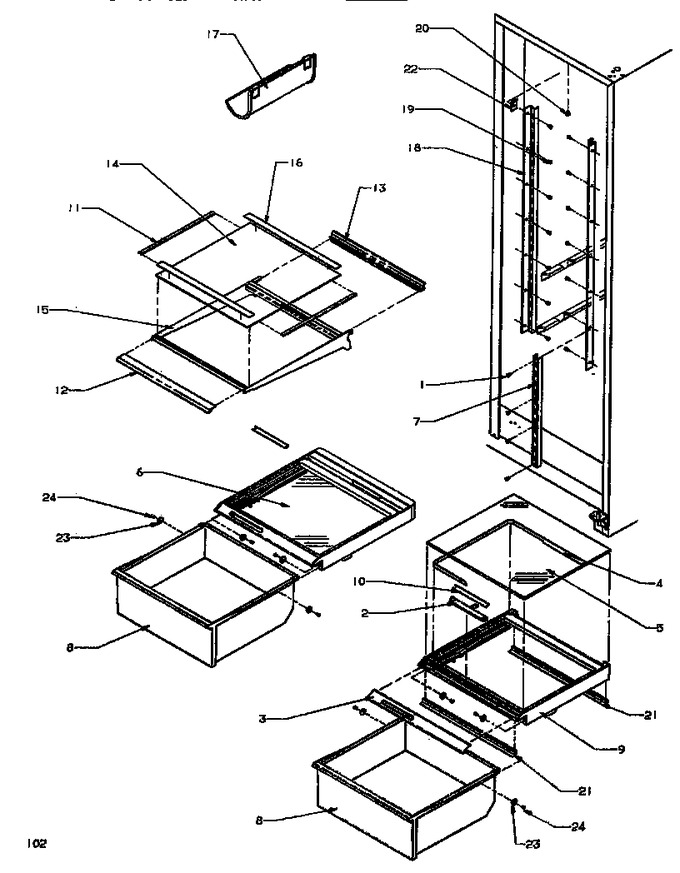 Diagram for SSD522NBL (BOM: P1181001W L)