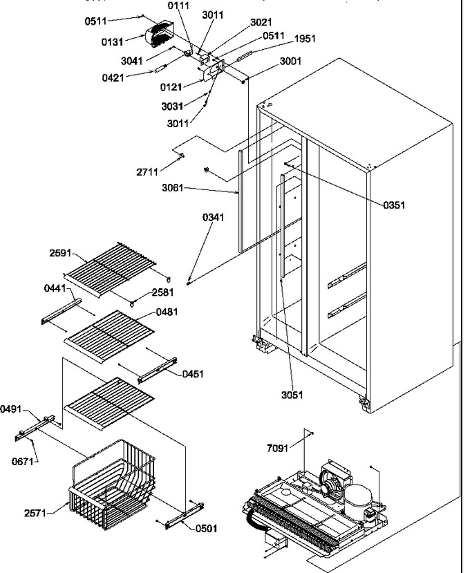 Diagram for SSD522TBW (BOM: P1313601W W)