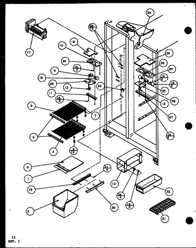 Diagram for SW25H (BOM: P7836023W)